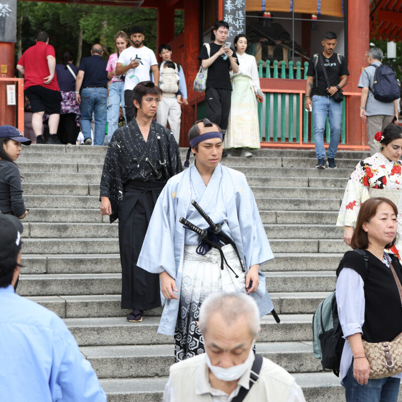 「侍、只今見参！」 撮影・観光のお供にどこでも出張侍！