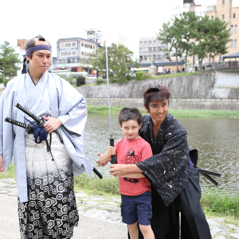 「侍、只今見参！」 撮影・観光のお供にどこでも出張侍！