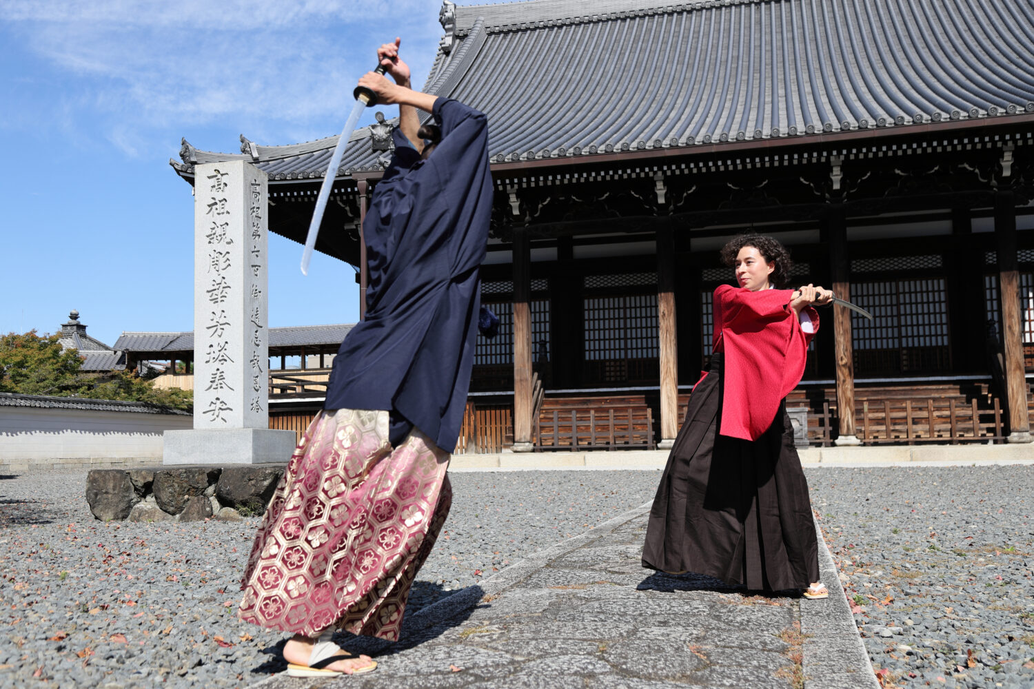 織田信長の一番の定宿「妙覚寺」での本で唯一の体験　プロ殺陣師が教えるチャンバラ体験