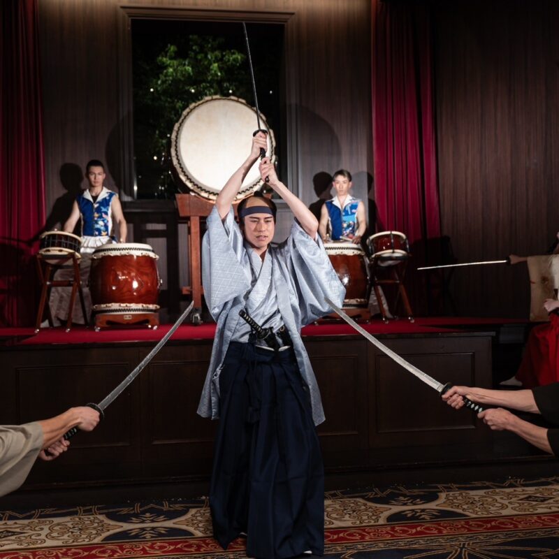 Samurai Sword Fighting Show & Samurai Experience by a Period Drama Actors