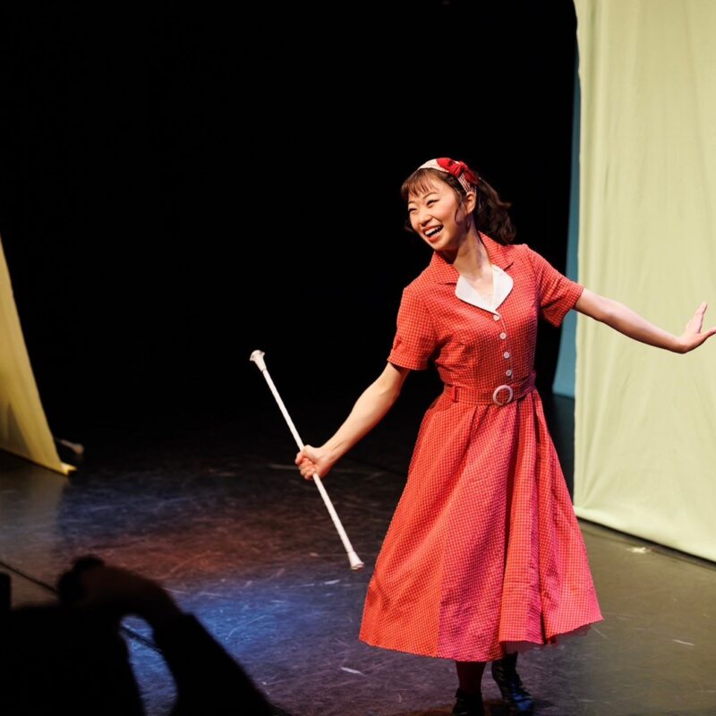 No. 1 baton twirler in Japan! A performance by Rika Ando, ​​a baton twirler who has won national championships